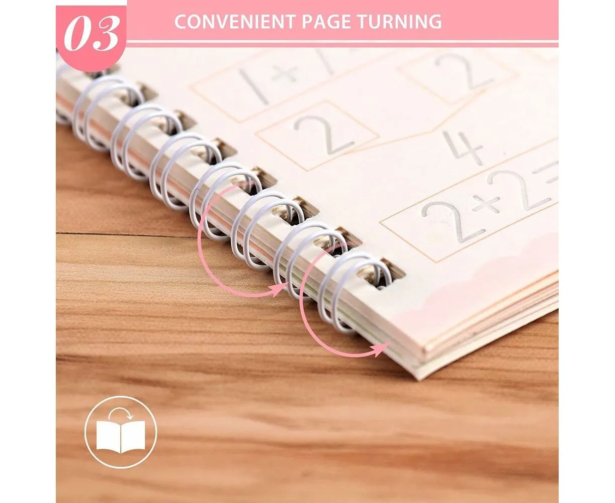 Set 4 Caiete Reutilizabile SANK Magic Practice Copybook cu Stilou și Rezerve [23]