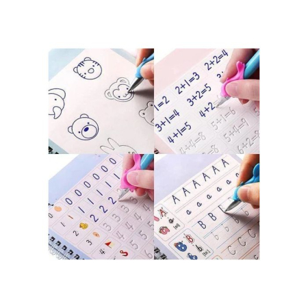 Set 4 Caiete Reutilizabile SANK Magic Practice Copybook cu Stilou și Rezerve [2]