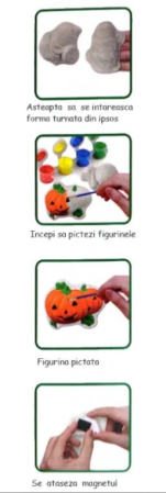 Set Creativ DIY Dinozauri de Pictat și Modelat, Figurine, Culori și Pensulă, 6+ Ani [4]