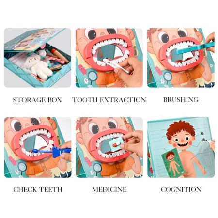 Trusă Dentist pentru Copii cu Cabinet Stomatologic și Accesorii Medicale [2]