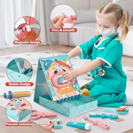Trusă Dentist pentru Copii cu Cabinet Stomatologic și Accesorii Medicale [1]