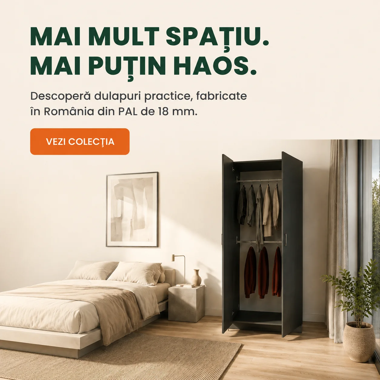 Dulap cu 2 usi