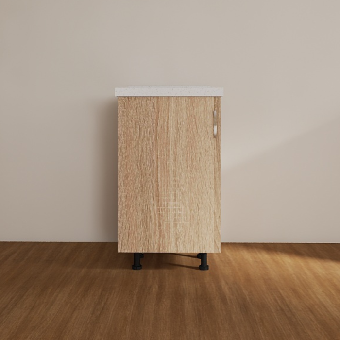 Corp inferior bucatarie 40cm, PAL 18mm, Blat 2.8cm, Culoare Stejar Sonoma [2]