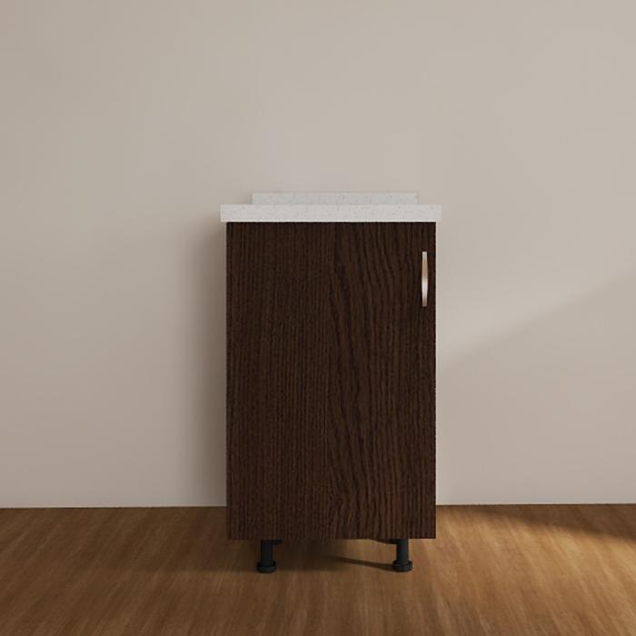 Corp inferior bucatarie 40cm, PAL 18mm, Blat 2.8cm, Culoare Wenge [2]