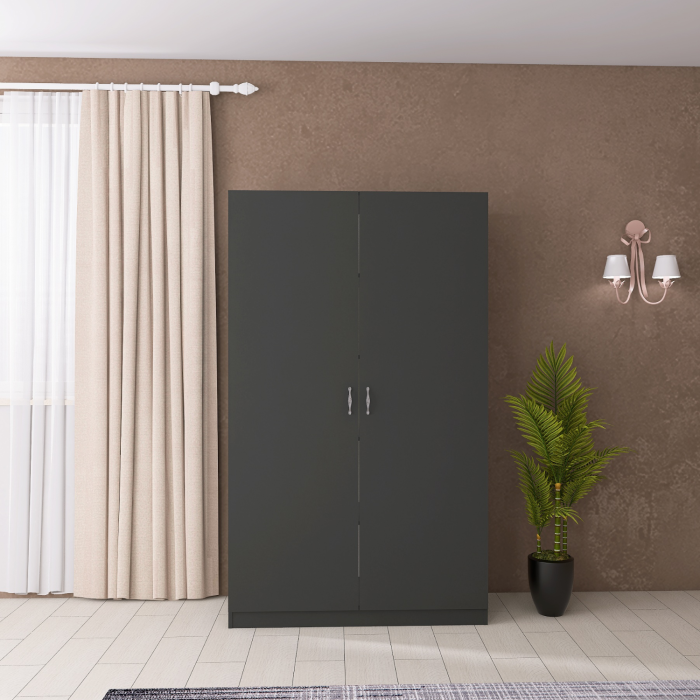 Dulap cu 4 rafturi H200 X L80 X A50cm, PAL 18mm, Culoare Gri Antracit [3]