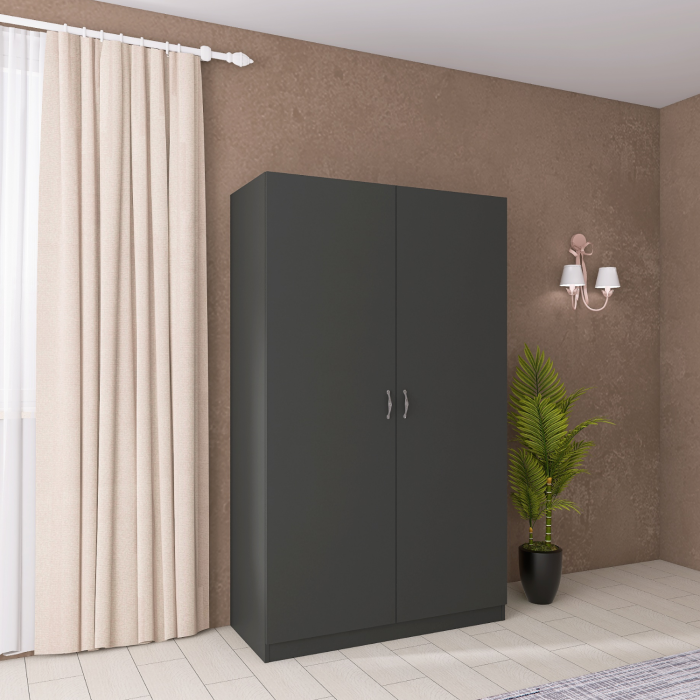 Dulap cu 4 rafturi H200 X L80 X A50cm, PAL 18mm, Culoare Gri Antracit [2]