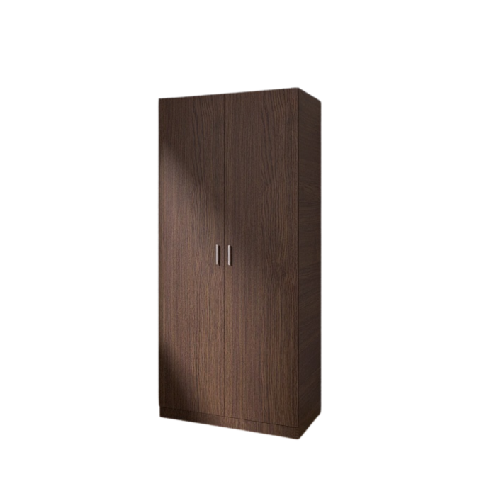 Dulap cu bara haine, H200 x L80 x A50cm, Culoare Wenge, Pal 18mm [2]