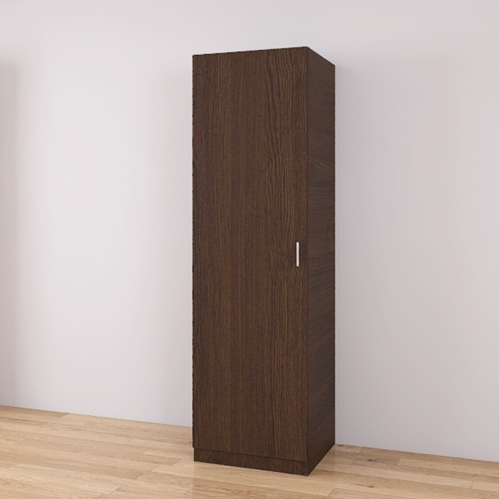 Dulap cu o usa cu 2 bare haine D1,H200 x L45 x A50 cm, Material PAL 18mm, Culoare Wenge [2]