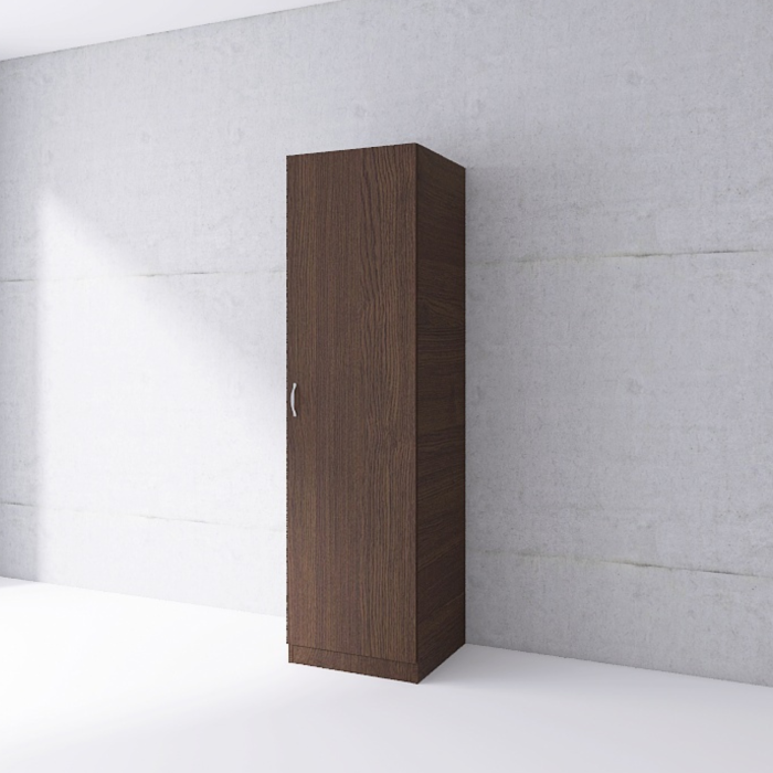 Dulap cu o usa si bara haine, H200 x L45 x A50 cm, PAL 18mm, Culoare Wenge [2]