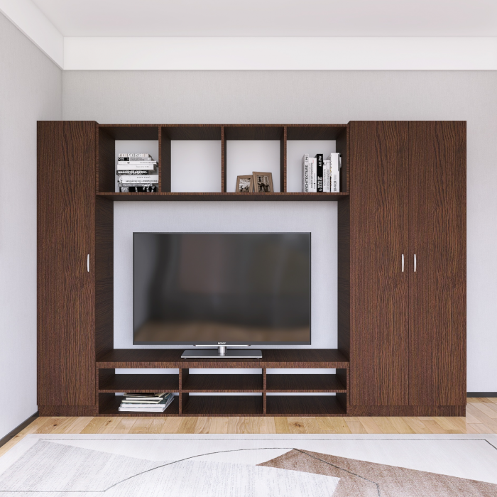 Living Alex L245 x A50 x H200 cm, Culoare Wenge, Pal 18mm, Cant ABS [4]