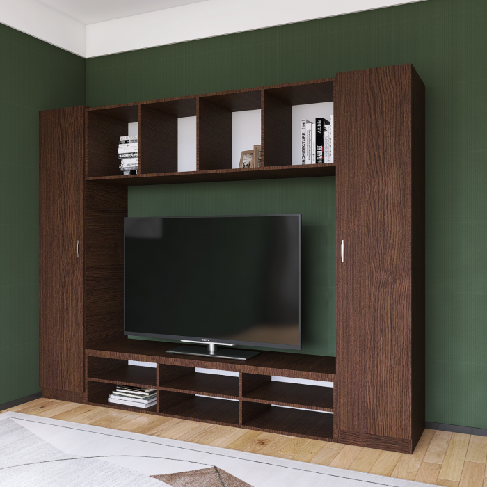 Living Eva L210 x A50 x H200 cm, Culoare Wenge, Pal 18mm, Cant ABS [5]