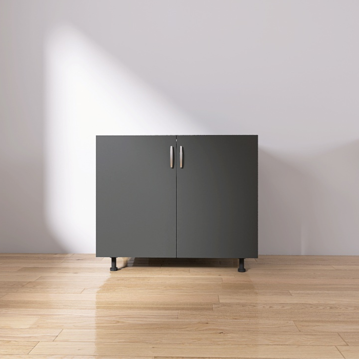 Masca Chiuveta L80xH90xA50cm, Culoare Gri Antracit, Material PAL 18mm [2]