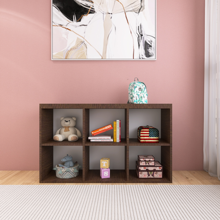 Raft Depozitare Universal, L 106 x H80 x A30 cm, Culoare Wenge, Pal 18mm- AlexaMob [2]