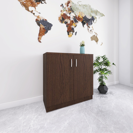COMODE - Comodă TV H80 x L80 x A50 cm, PAL 18mm, Culoare Wenge