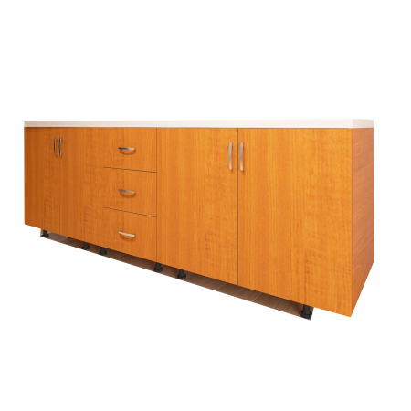 Corp Baza Bucatarie H90 x A50 x L200cm, Culoare Cires, Picioare Reglabile [2]