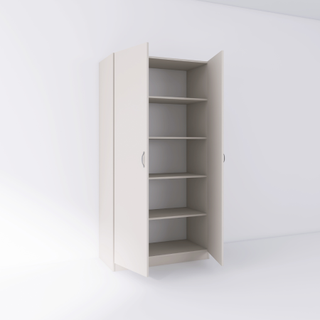 Dulap cu 4 rafturi H200 X L100 X A50cm, PAL 18mm, Culoare CASMIR [1]