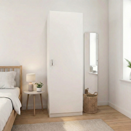 Dulap cu o usa D1,H200 x L45 x A50 cm, Material PAL 18mm, Culoare Alb [1]