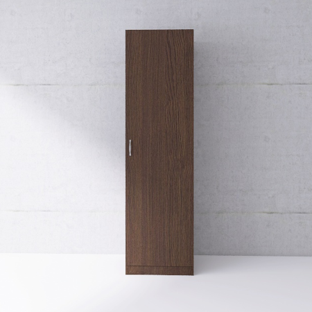 Dulap cu o usa si bara haine, H200 x L45 x A50 cm, PAL 18mm, Culoare Wenge [2]
