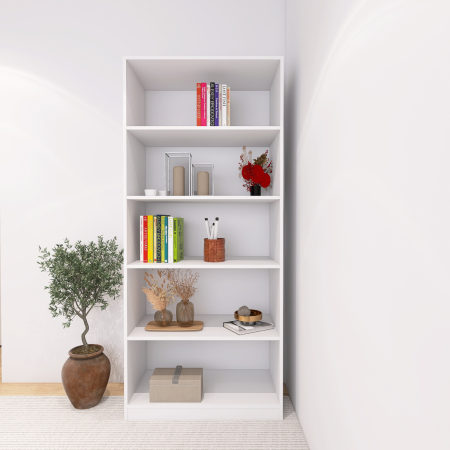 Etajera Multifunctionala, H200 x A30 x L60 cm,  Culoare ALB , Pal 18mm [1]