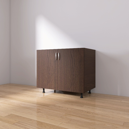 Corpuri Bucatarie Modulare - Masca Chiuveta L80xH90xA50cm, Culoare Wenge, Material PAL 18mm