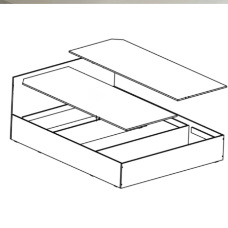 Set Dormitor Ari, Culoare Alb, Pal 18mm [1]