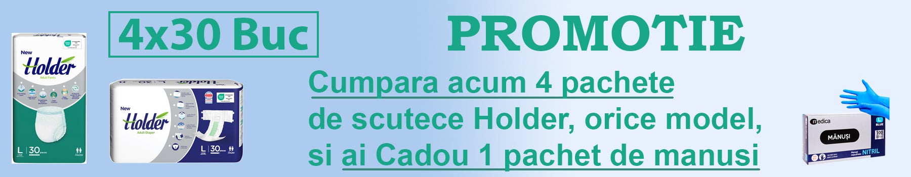 PROMO HOLDER 4 PACHETE+MANUSI