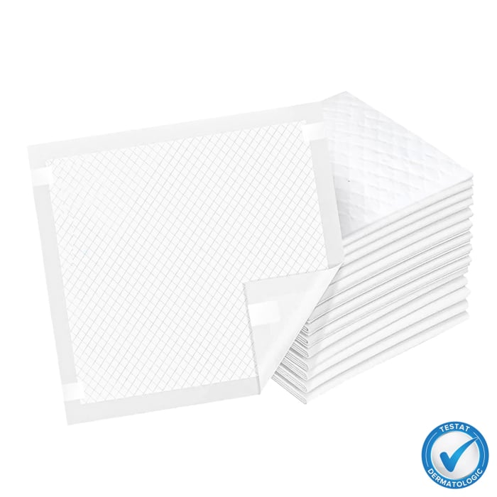 Aleze Davas 40x60 cm, 60 buc, cu polymer SAP, 5 straturi, absorbante unica folosinta, benzi adezive [2]