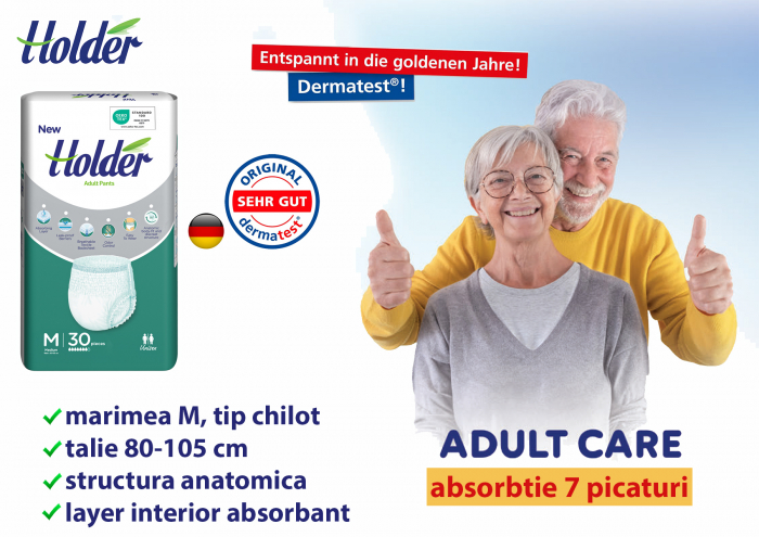 Scutece chilot Holder, adulti marimea M, talie 80-105 cm, 30 buc [2]