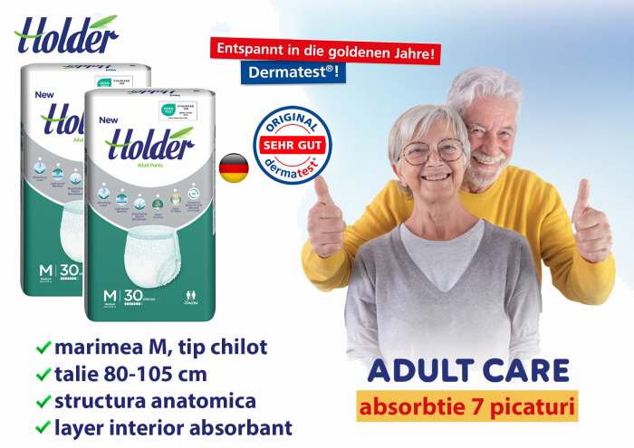 Scutece chilot Holder, adulti marimea M, talie 80-105 cm, 60 buc [3]