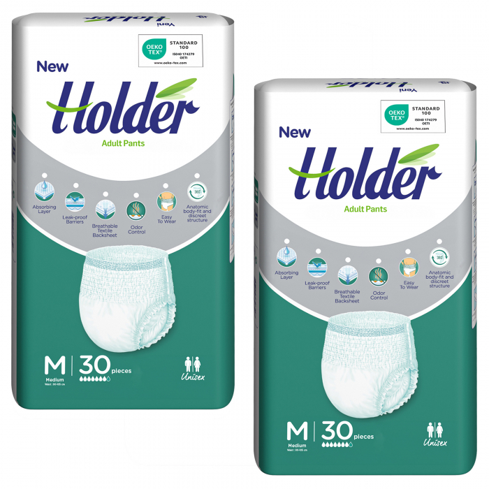 Scutece chilot Holder, adulti marimea M, talie 80-105 cm, 60 buc [1]