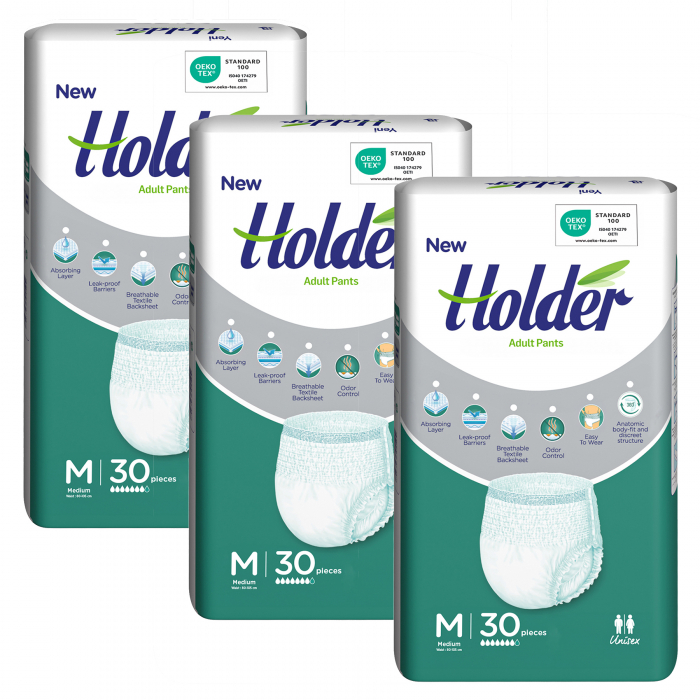 Scutece chilot Holder, adulti marimea M, talie 80-105 cm, 90 buc [1]