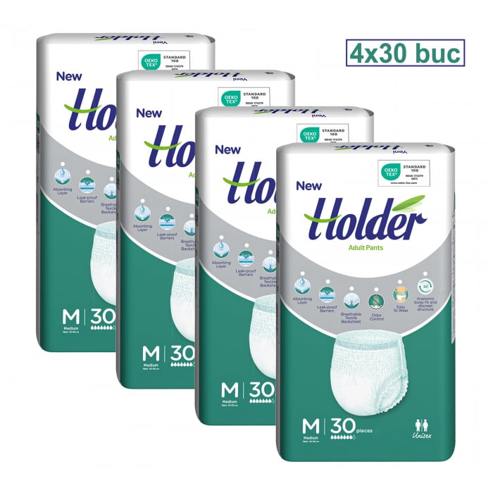 Scutece chilot Holder, adulti marimea M, talie 80-105 cm,  120 buc [1]