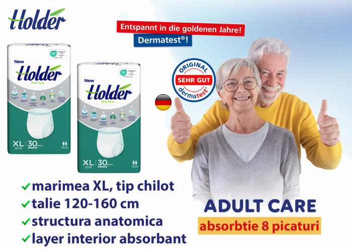 Scutece chilot Holder, adulti marimea XL, talie 120-160 cm, 60 buc [2]