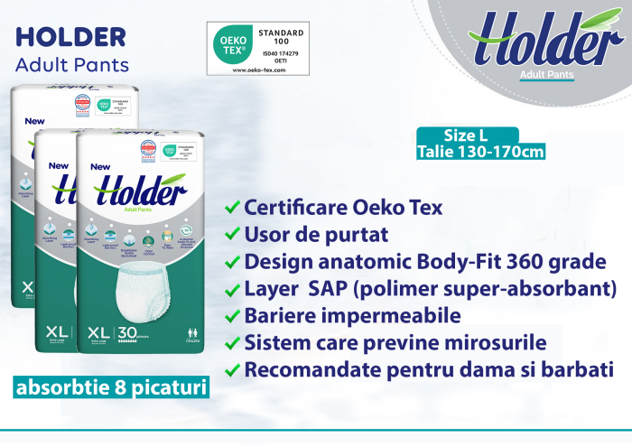 Scutece chilot Holder XL 90 BUC [3]