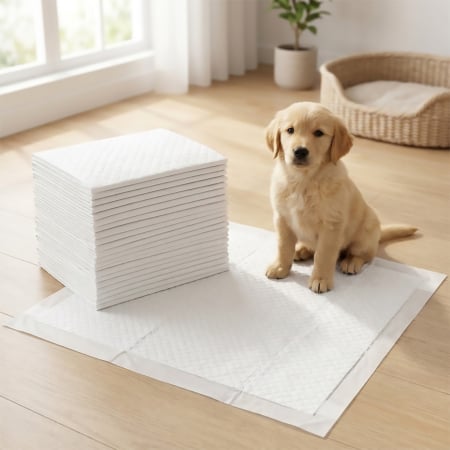 COVORASE ABSORBANTE - Covoras absorbant Davas, 90x60 cm, 30 buc, pentru caini, pisici, animale companie