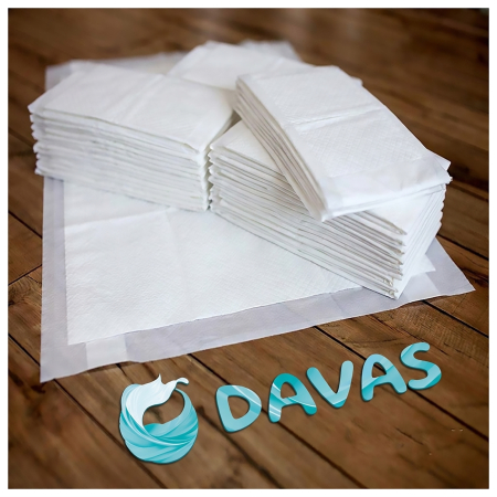 Covoras absorbant Davas, 60x60 cm, 20 buc, pentru caini, pisici, animale companie [4]