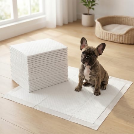 COVORASE ABSORBANTE - Covoras absorbant Davas, 60x60 cm, 20 buc, pentru caini, pisici, animale companie