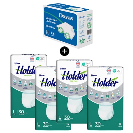 PACHETE PROMO - Pachet Promo Scutece chilot L 120 buc+Aleze 30 buc
