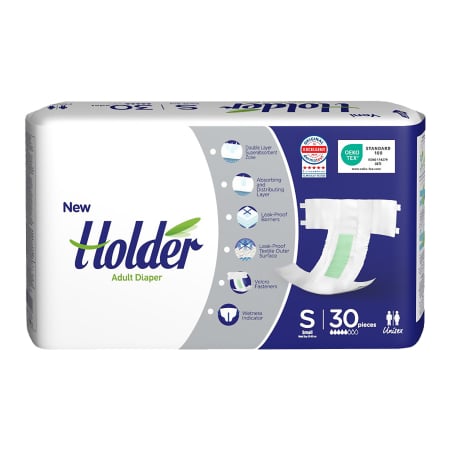 SCUTECE ADULTI - Scutece adulti Holder, marimea S (talie 50-90 cm), 30 buc