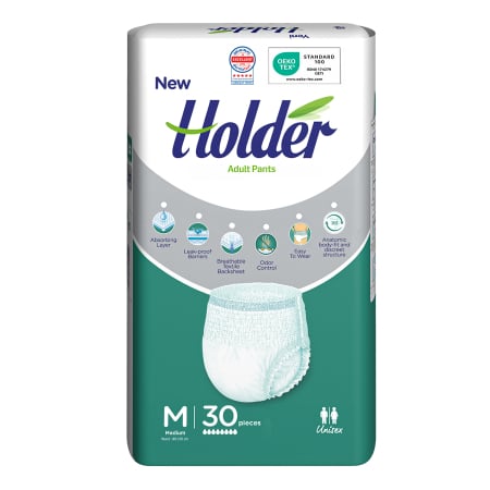 Scutece chilot Holder, adulti marimea M, talie 80-120 cm, 30 buc, 8 picaturi [0]