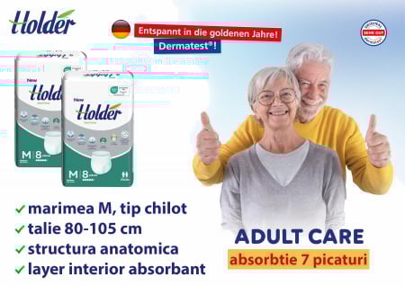 Scutece chilot Holder, adulti marimea M, talie 80-105 cm, 16 buc [2]
