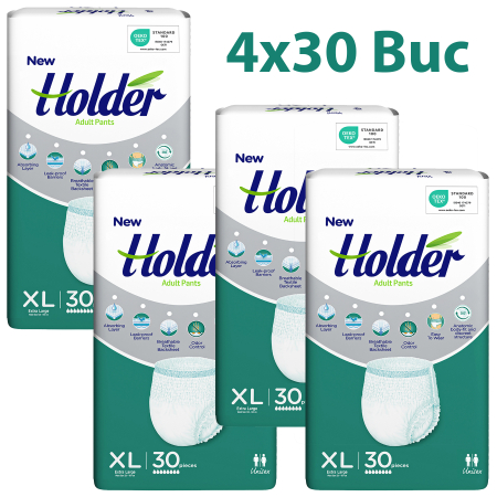 SCUTECE CHILOT - Scutece chilot Holder, adulti marimea XL, talie 120-160 cm, 120 buc