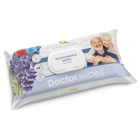 SERVETELE UMEDE - Servetele umede adulti Doctor Wipes, 50 buc, inchidere cu capac