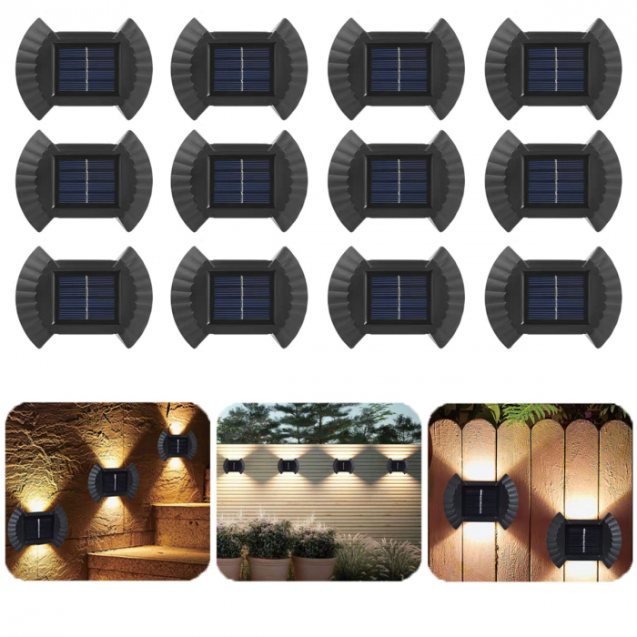 Set 12 Lampi Solare Pentru Perete Exterior [1]