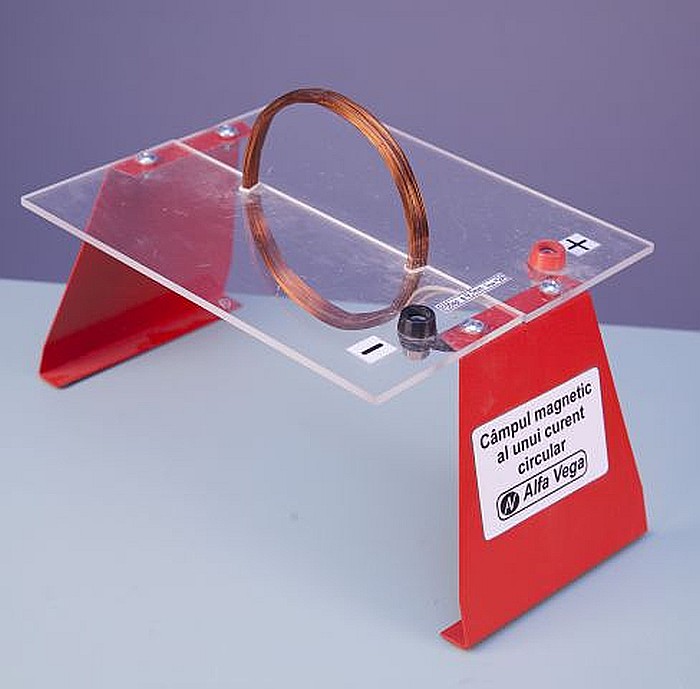 Conductor liniar multispira  si conductor circular multispira  pentru vizualizarea spectrului magnetic [3]