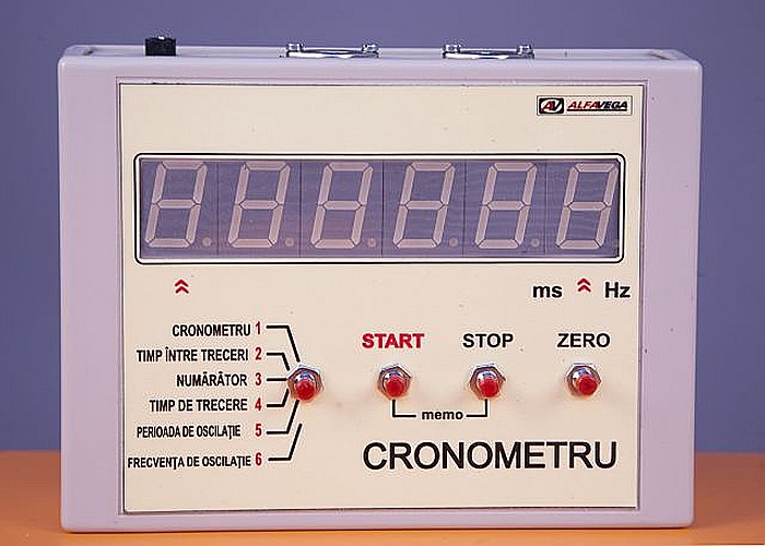 Cronometru electronic pentru experimente demonstrative (2 porti) [4]