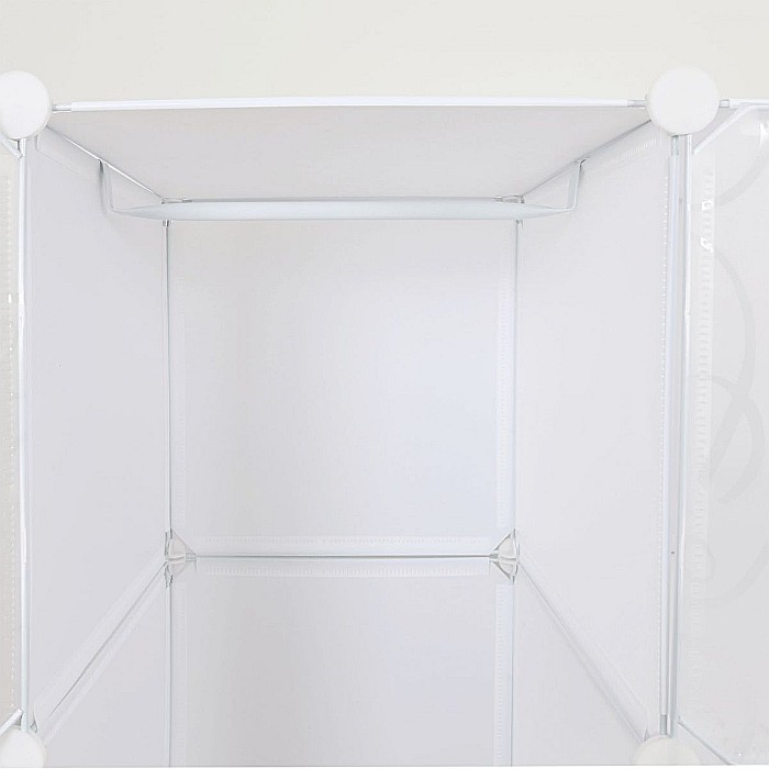 Dulap modular practic, alb / model  ZERUS [4]