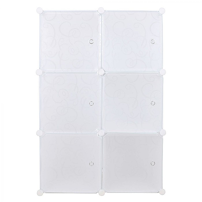 Dulap modular practic, alb / model  ZERUS [6]