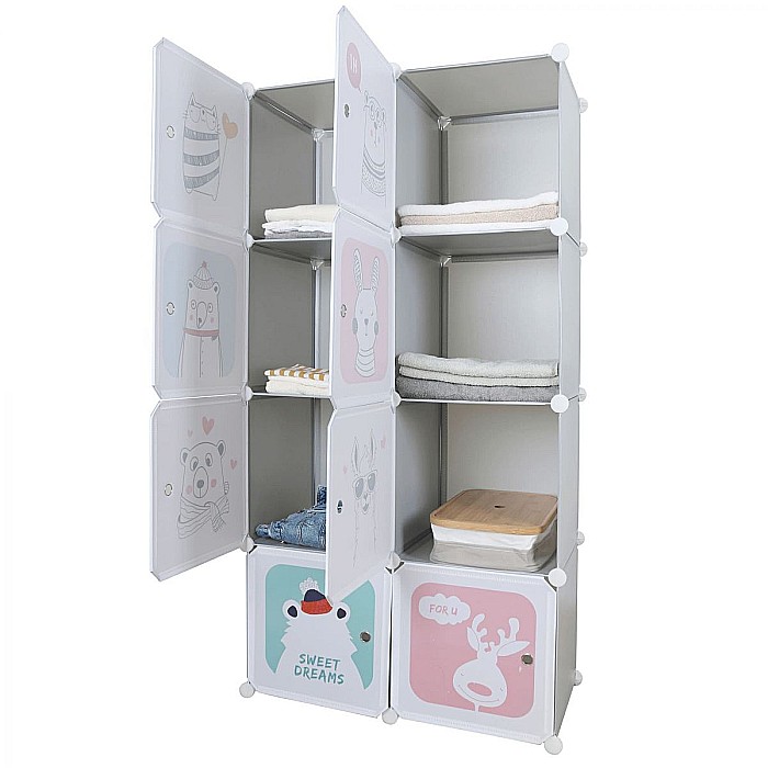 Dulap modular pentru copii, gri / model ATREY [2]