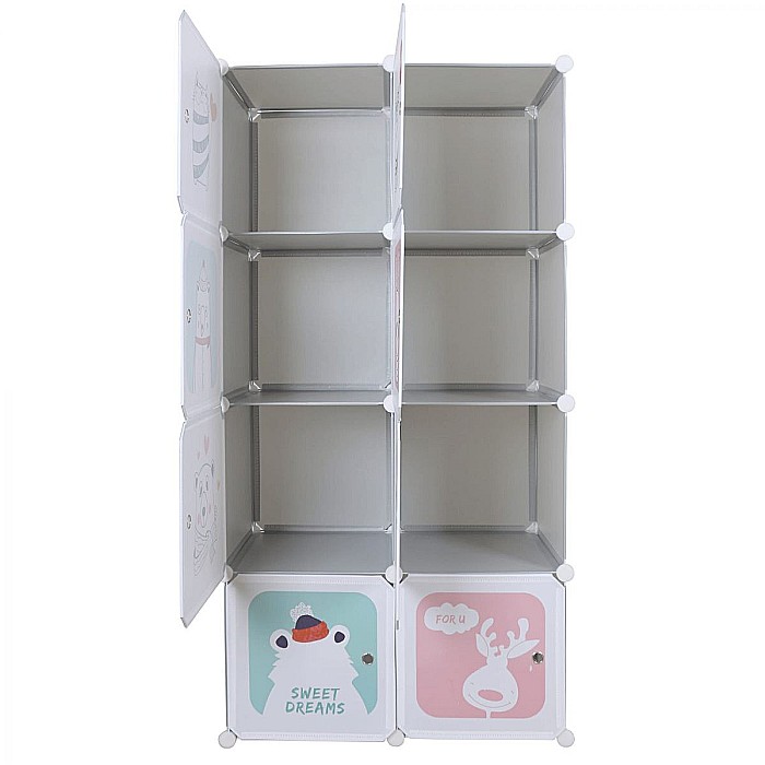 Dulap modular pentru copii, gri / model ATREY [3]